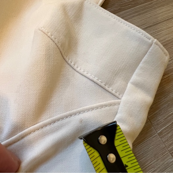 Cinq à Sept White Nyma Mini Dress 4 small with tie cut out ivory - Picture 6 of 8